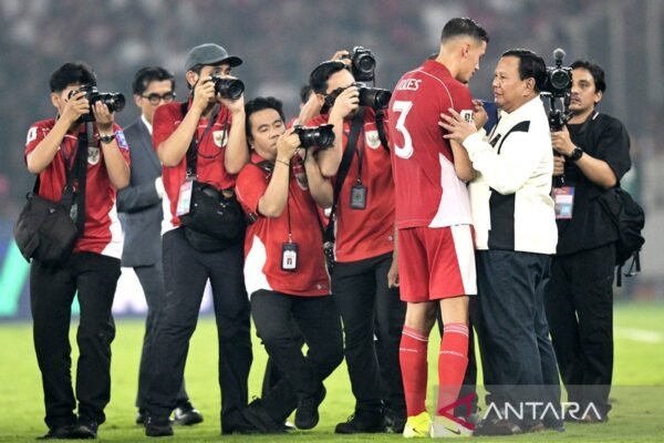 Prabowo: Bersyukur atas Kemenangan Timnas atas China, Semoga Lolos Piala Dunia